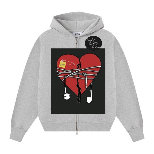 stereo heart hoodie